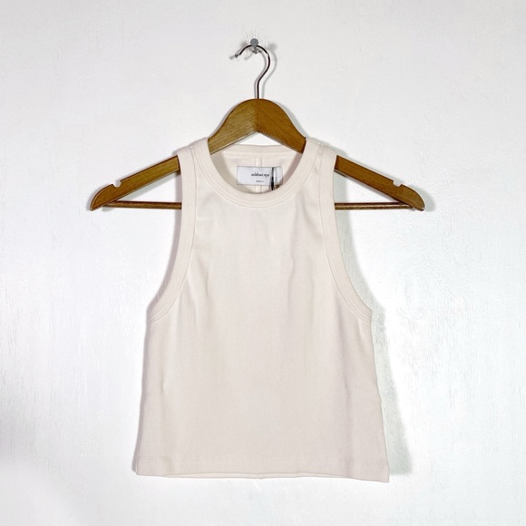 Sold Out NYC The Cropped Not So Basic Tank Cream - Picture 2 of 6